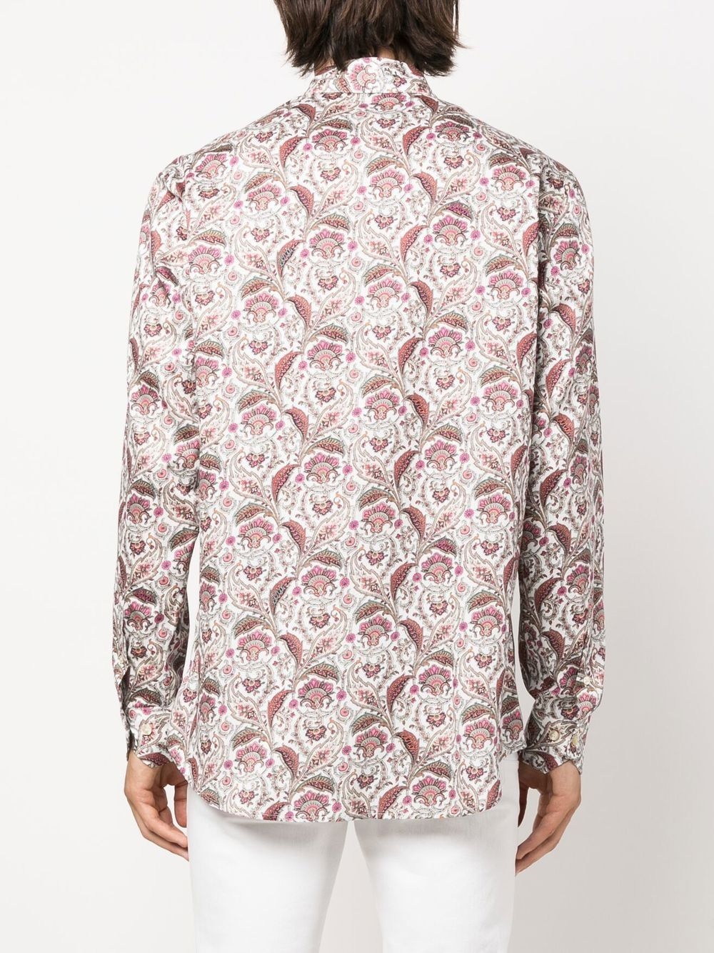 Floral Design cotton shirt - 4