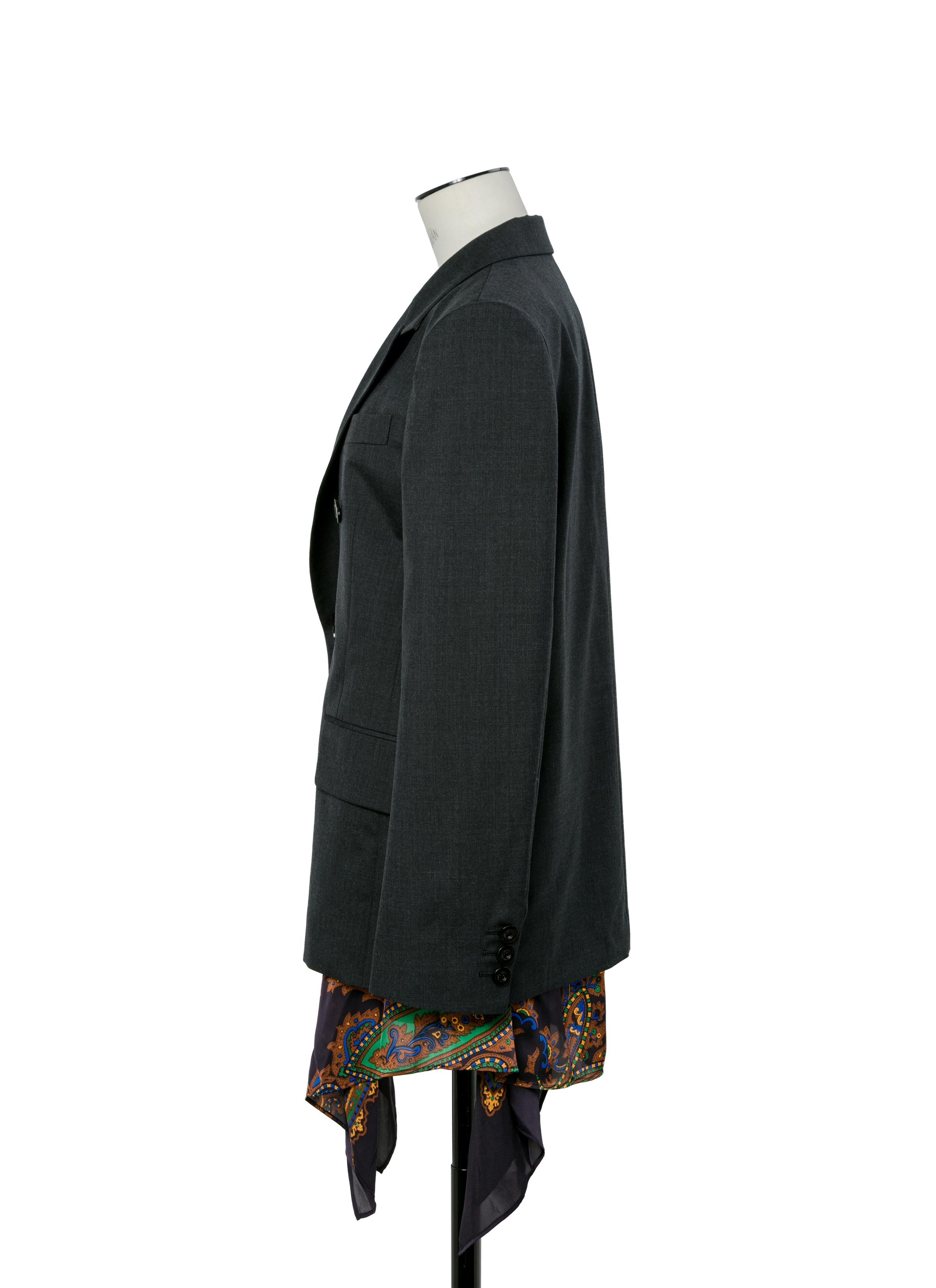 Suiting x Paisley Print Jacket - 2