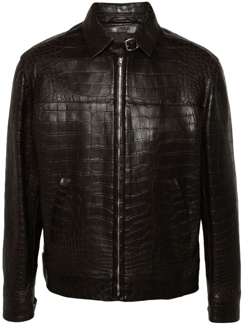 embossed-leather jacket 1