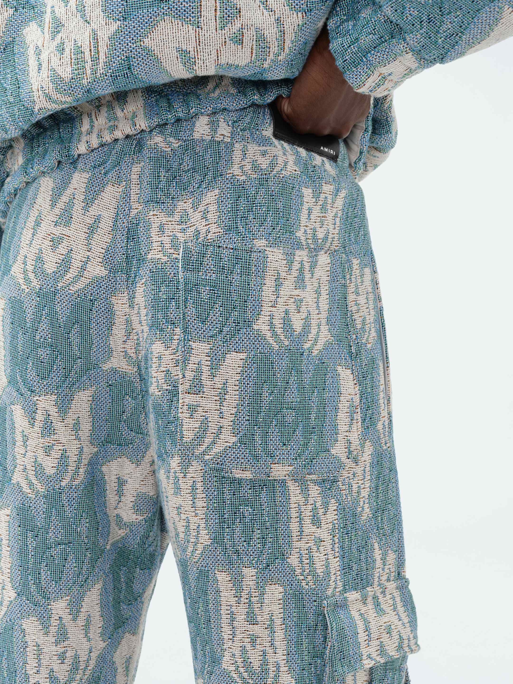 M.A. TAPESTRY CARGO FLARE PANTS - 8