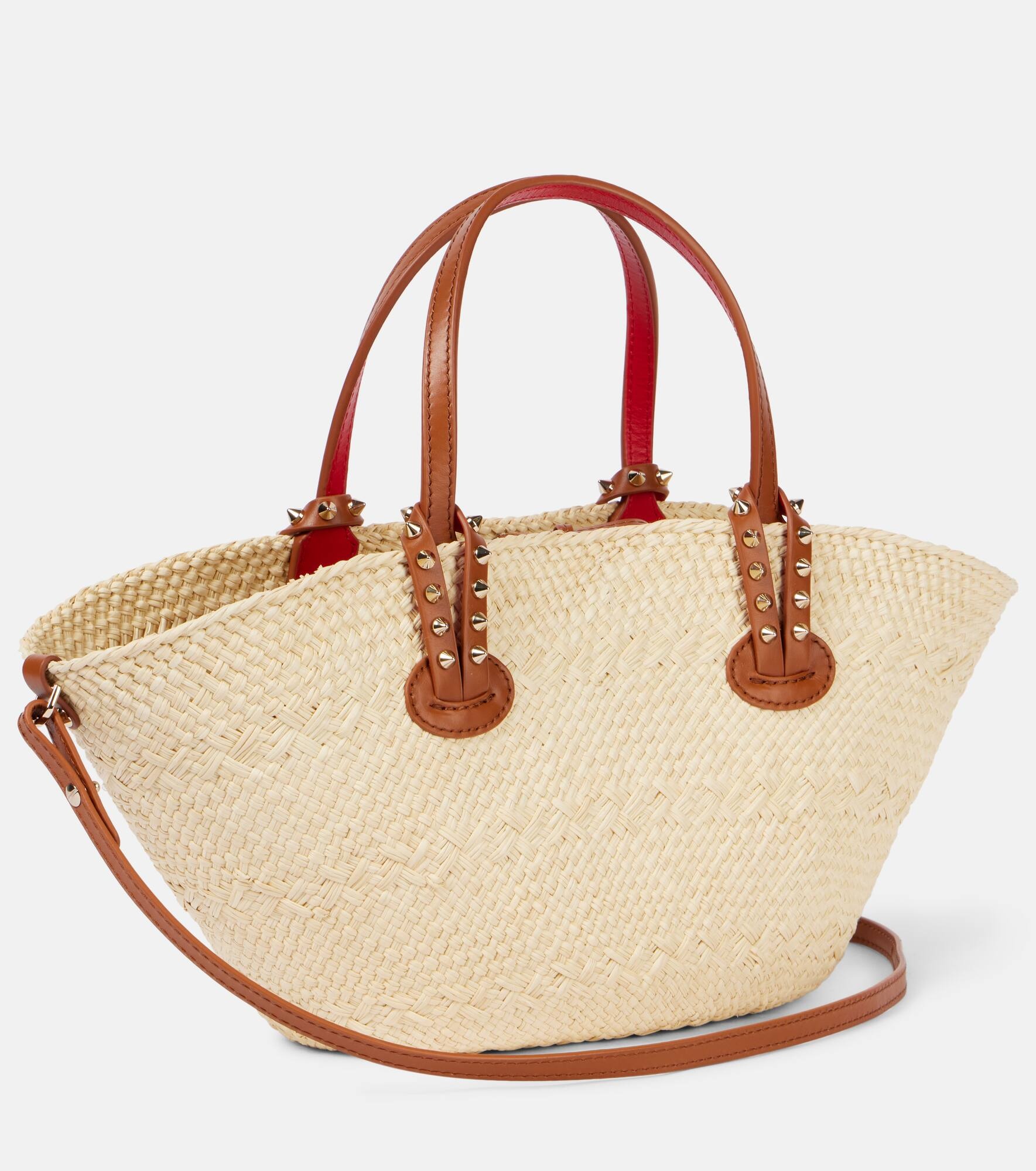 Cabata Mini raffia basket bag - 4