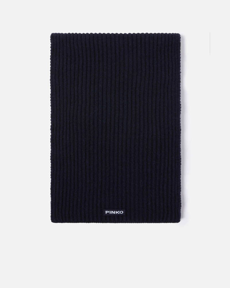 RIBBED WOOL AND CASHMERE SCARF 1
