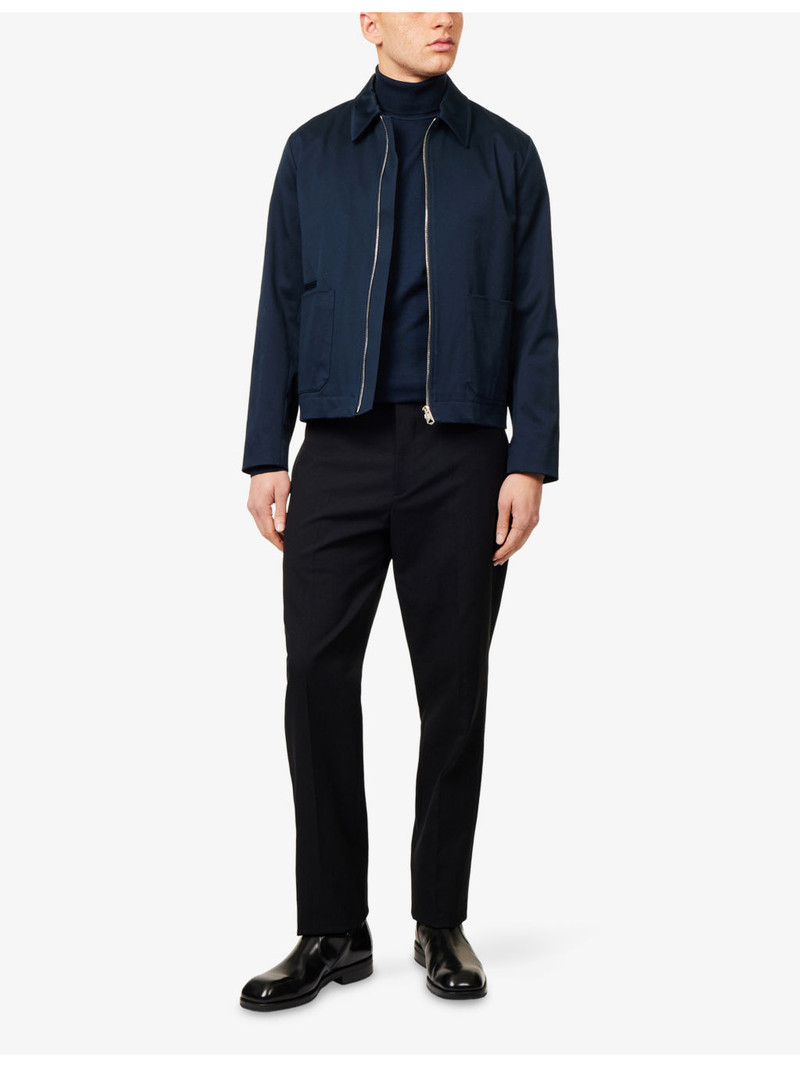 Sunspel Roll-Neck Half-Zip Knitted Merino-Wool Jumper outlook