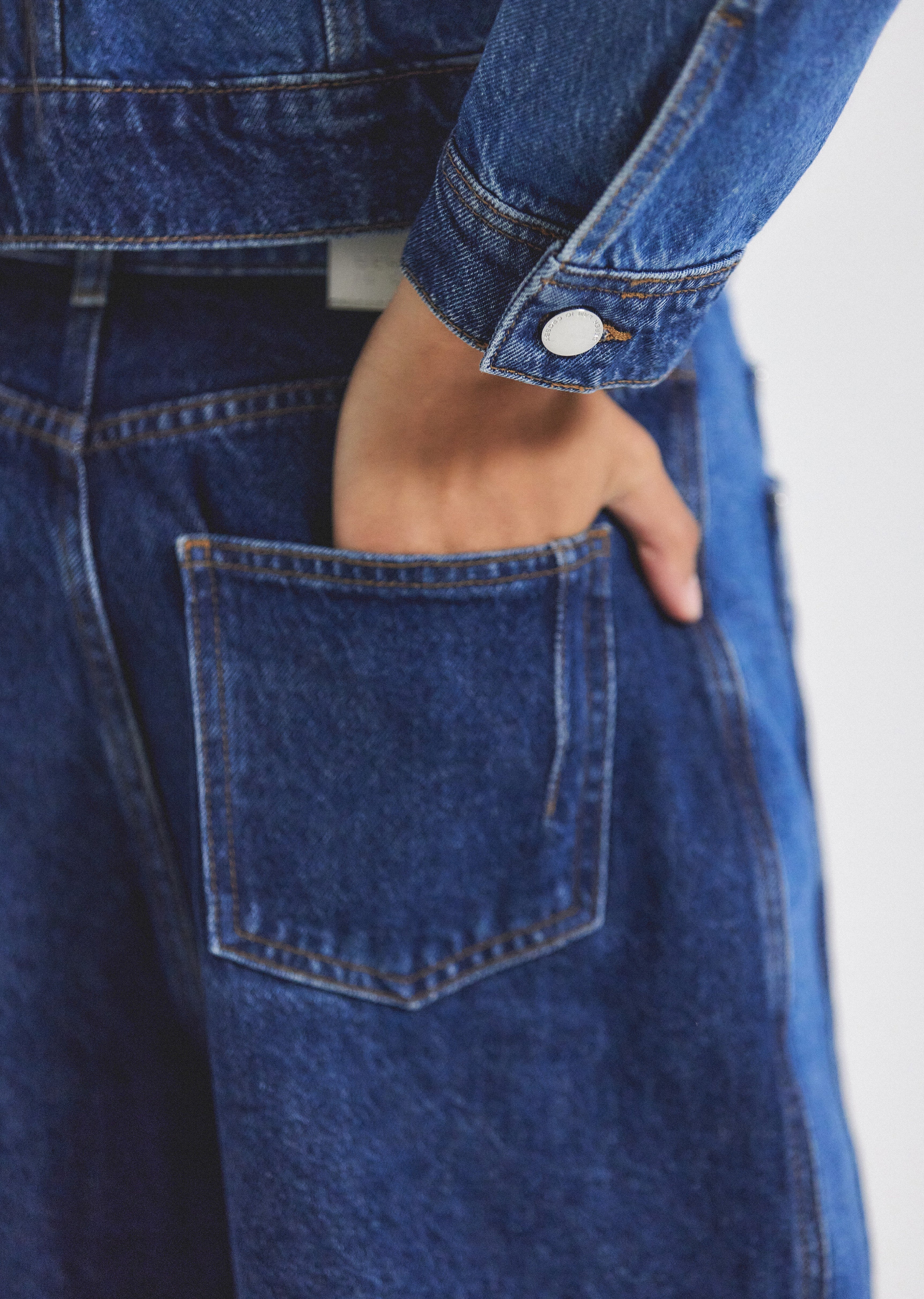 DENISE COLOR BLOCK BARREL JEAN - 3