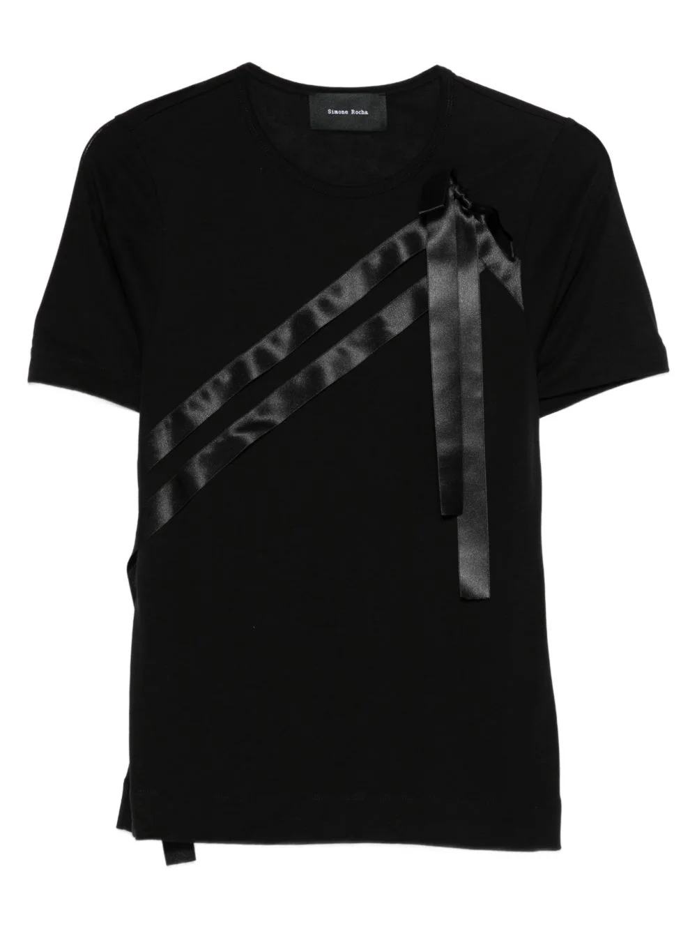 bow sash T-shirt - 1