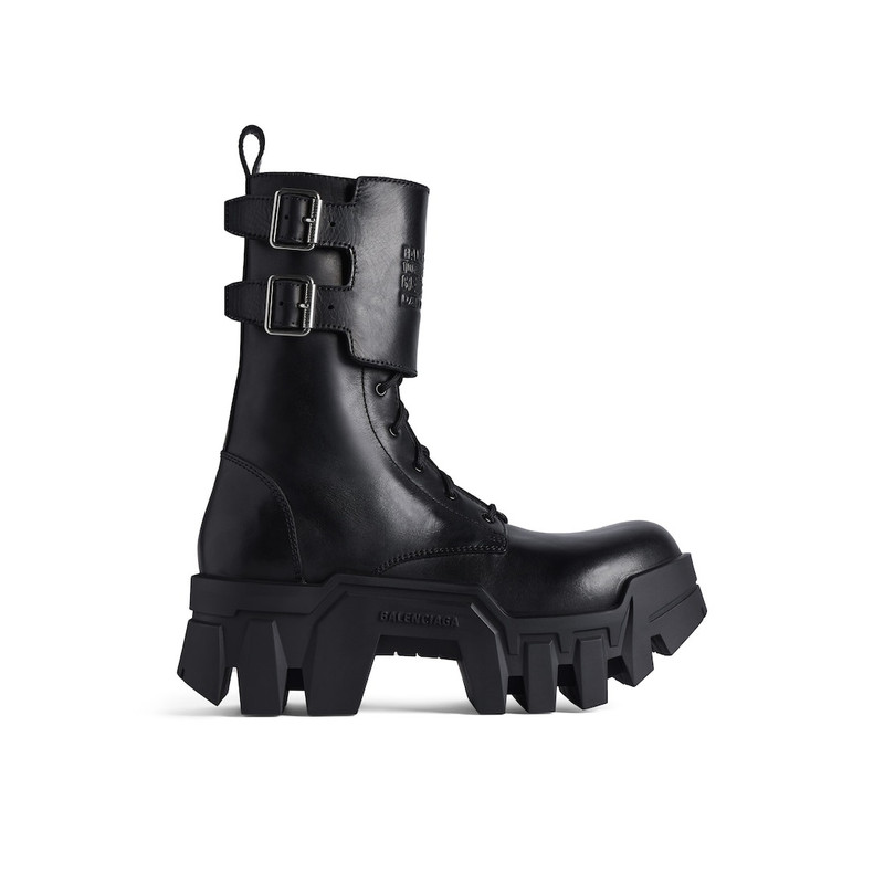 Women's Bulldozer Combat Lace-up Boot in Black 1