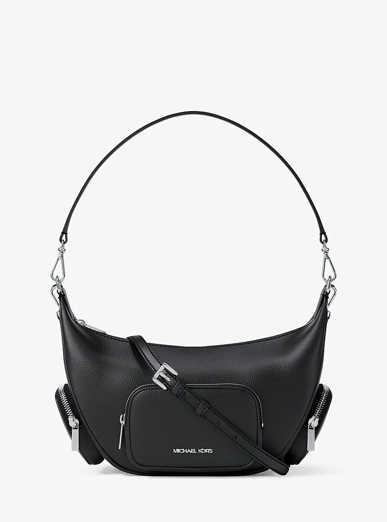 Merritt Medium Pebbled Leather Convertible Shoulder Bag - 1