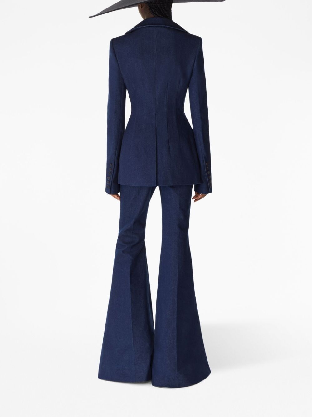 high-waisted super-flared jeans - 3