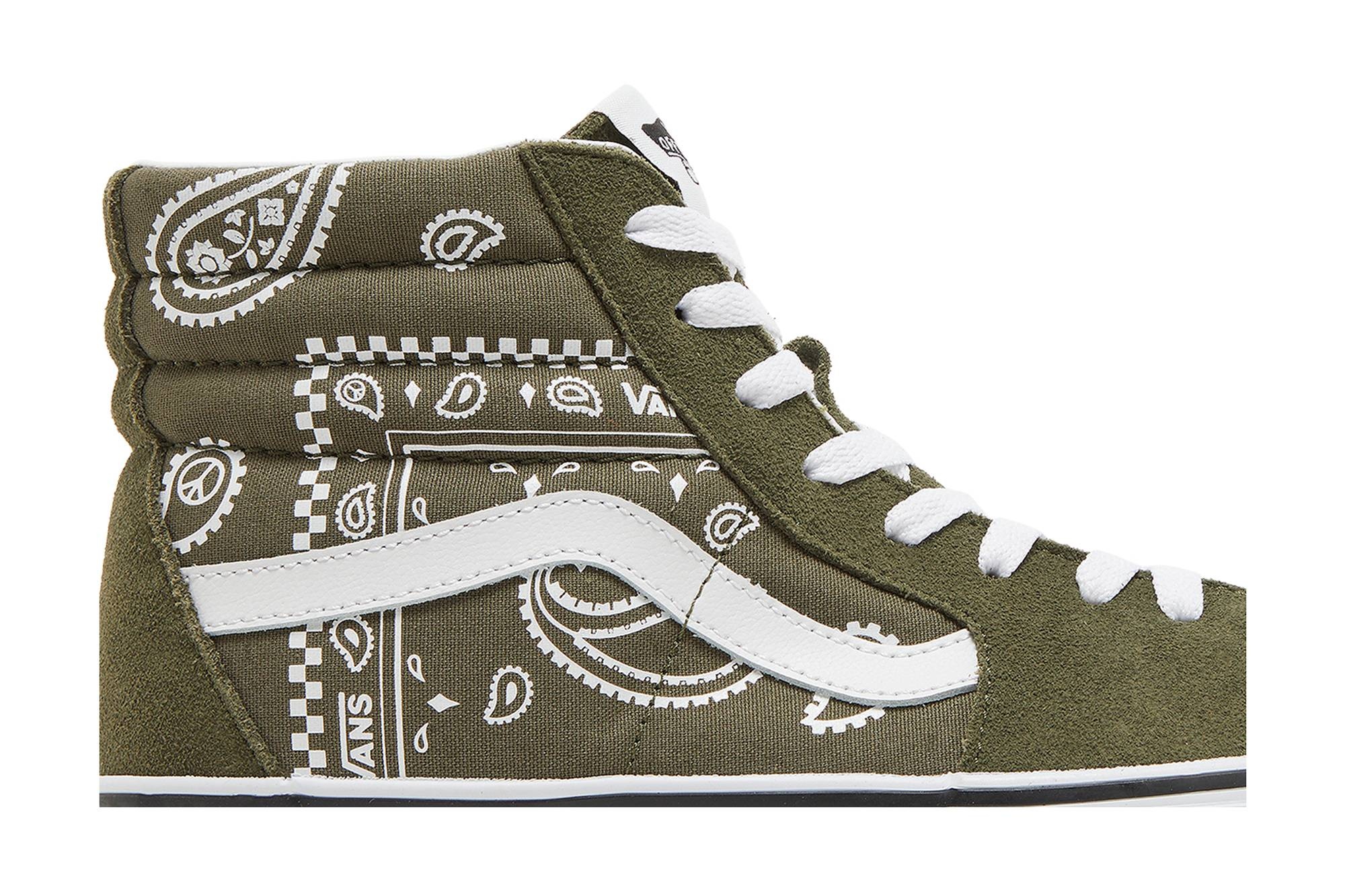 Sk8-Hi 'Peace Paisley - Grape Leaf' - 2