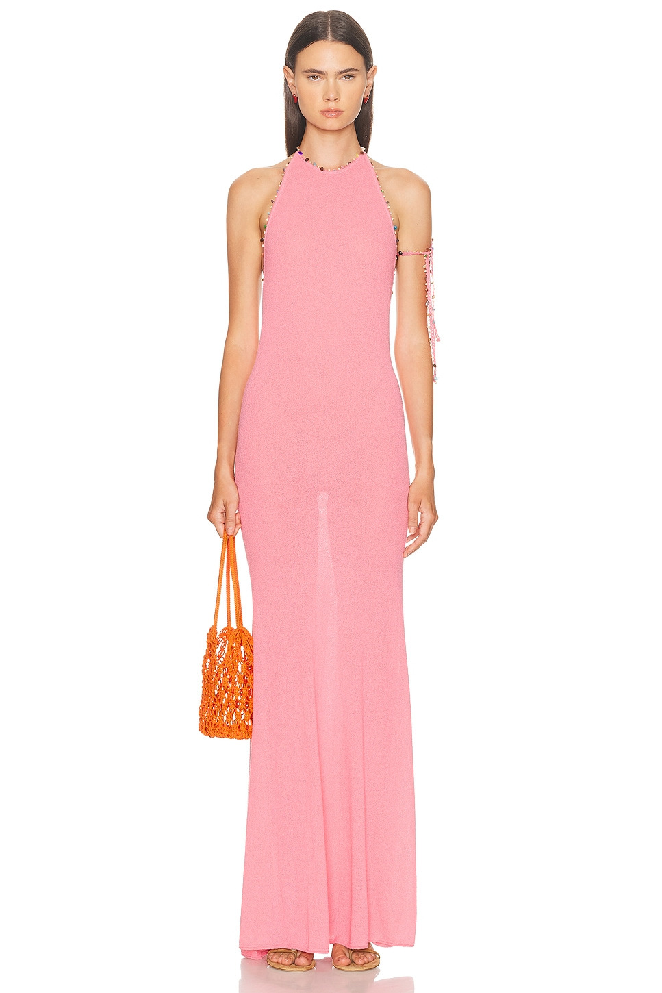 Beach Quartz Halter Dress - 4