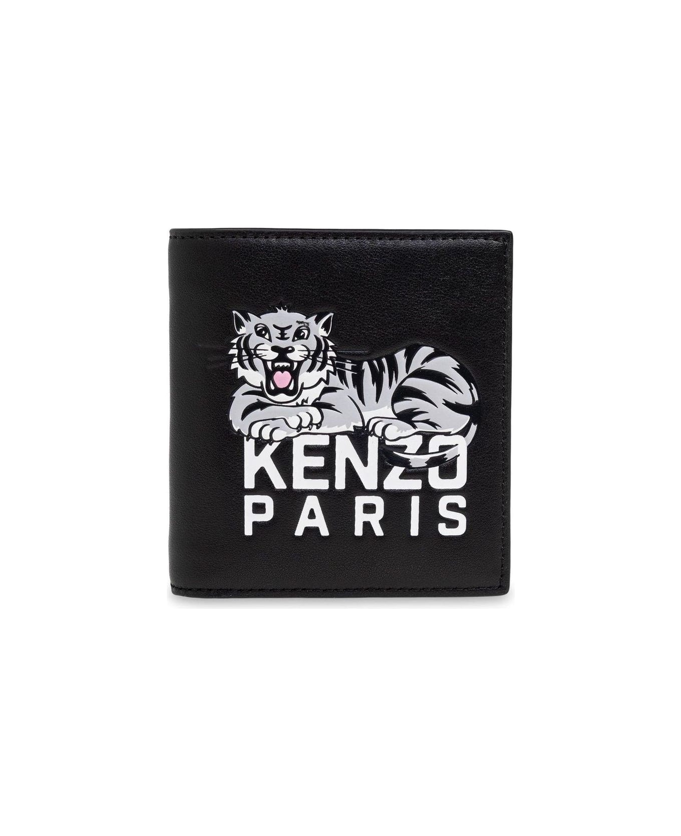 Varsity Logo Detailed Mini Wallet - 1