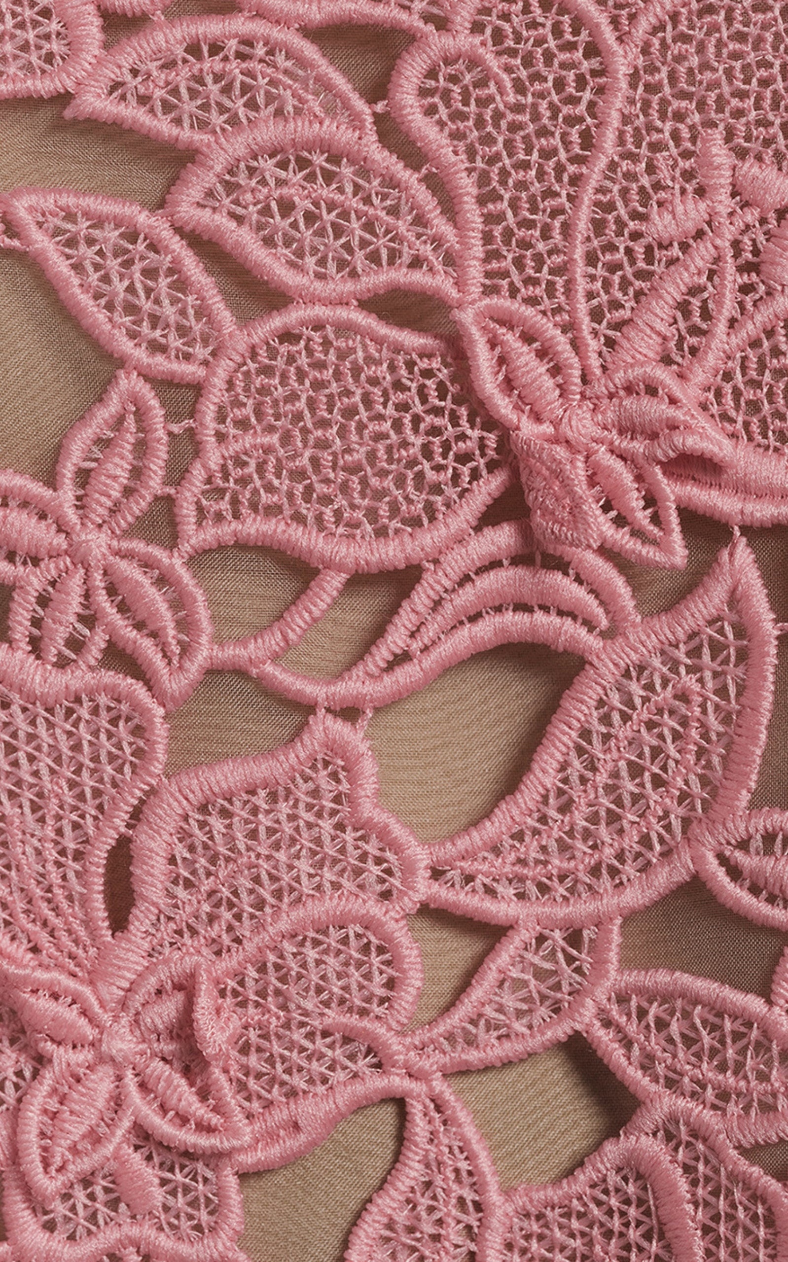 Floral Guipure Lace Dress - 6