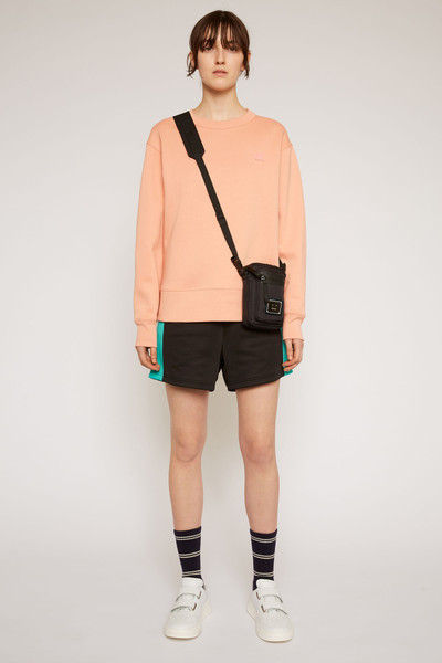 Acne Studios Crew neck sweatshirt pale pink outlook