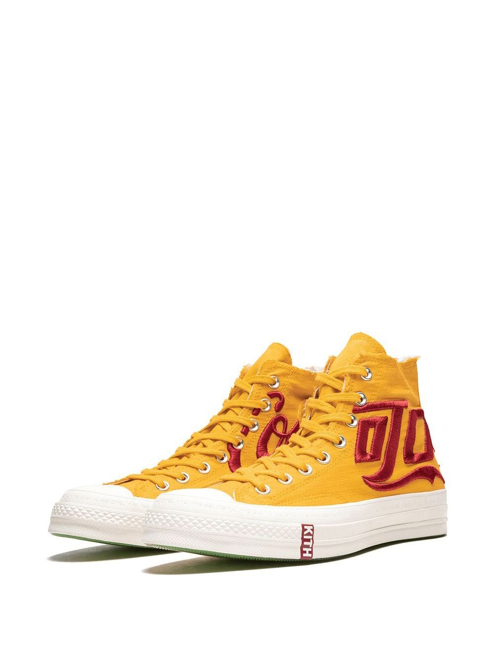 Kith X Converse x Coca Cola Chuck 70 High Top “China” Yellow Denim Size 11 Converse Chuck Taylor All Star 70 Hi Kith x Coca Cola Yellow  main image 4