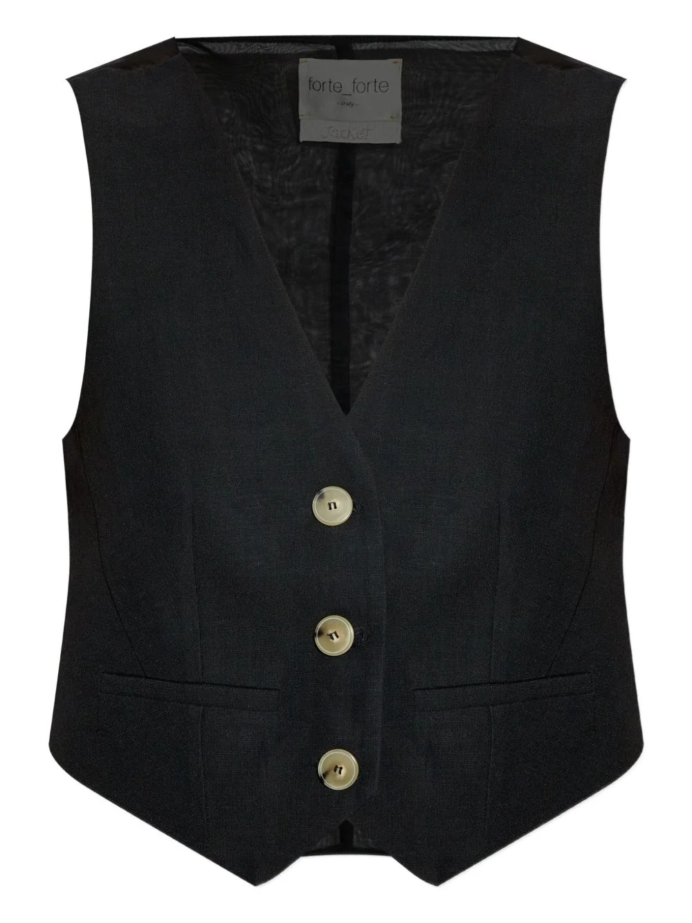 button-front waistcoat - 1