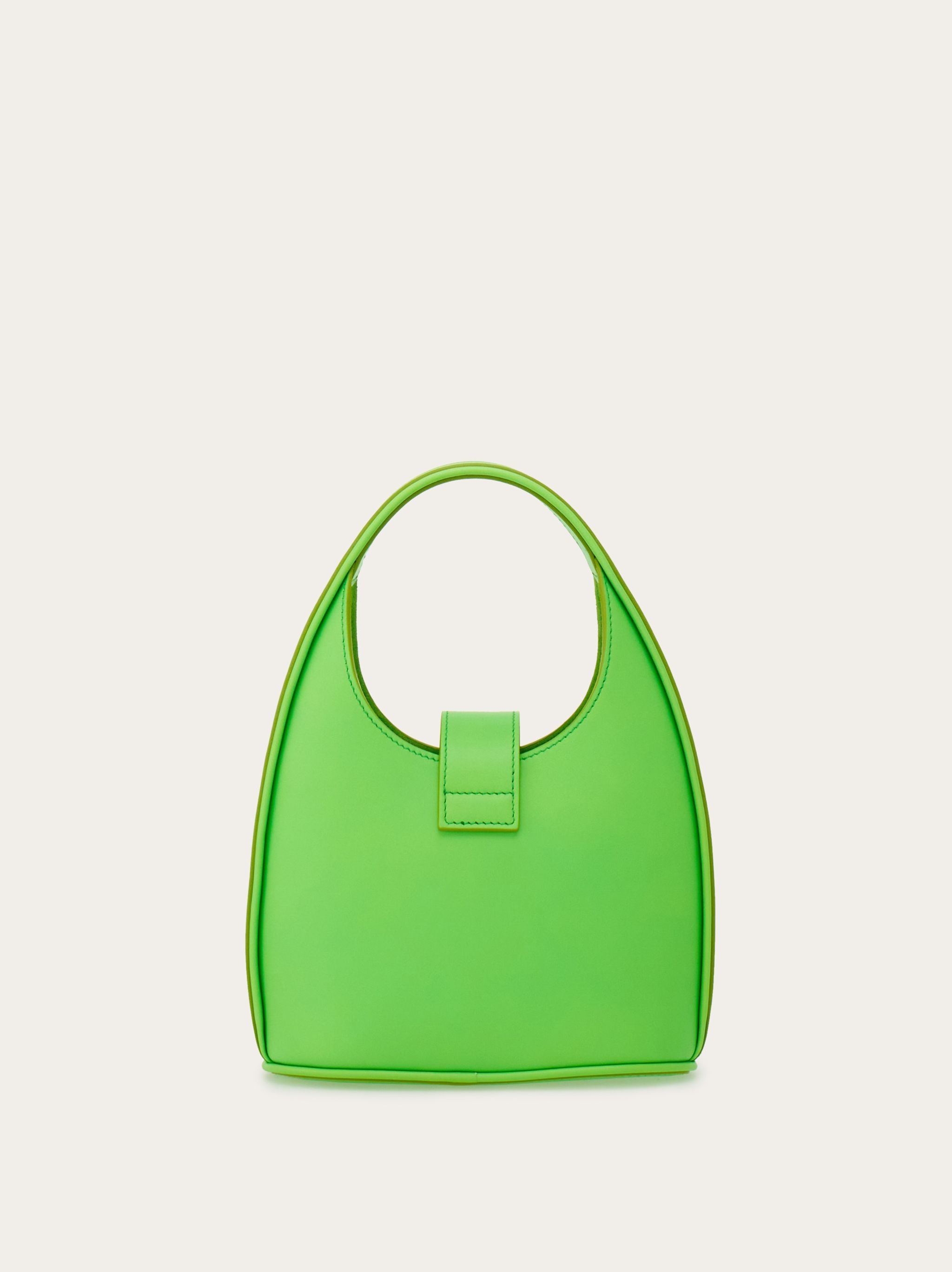 Mini Hobo bag with Gancini buckle - 5