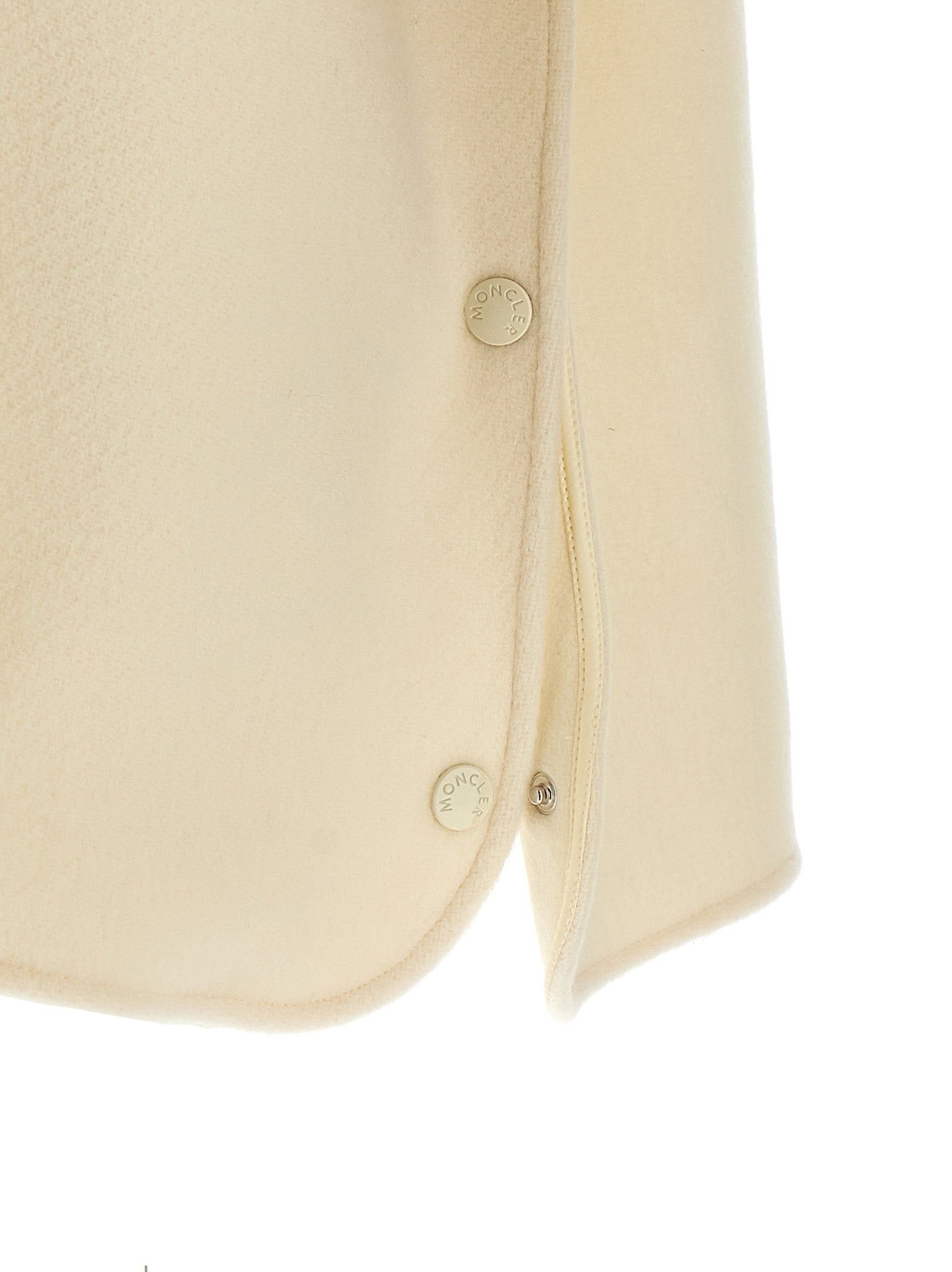 Two-Material Hood Capes White - 4