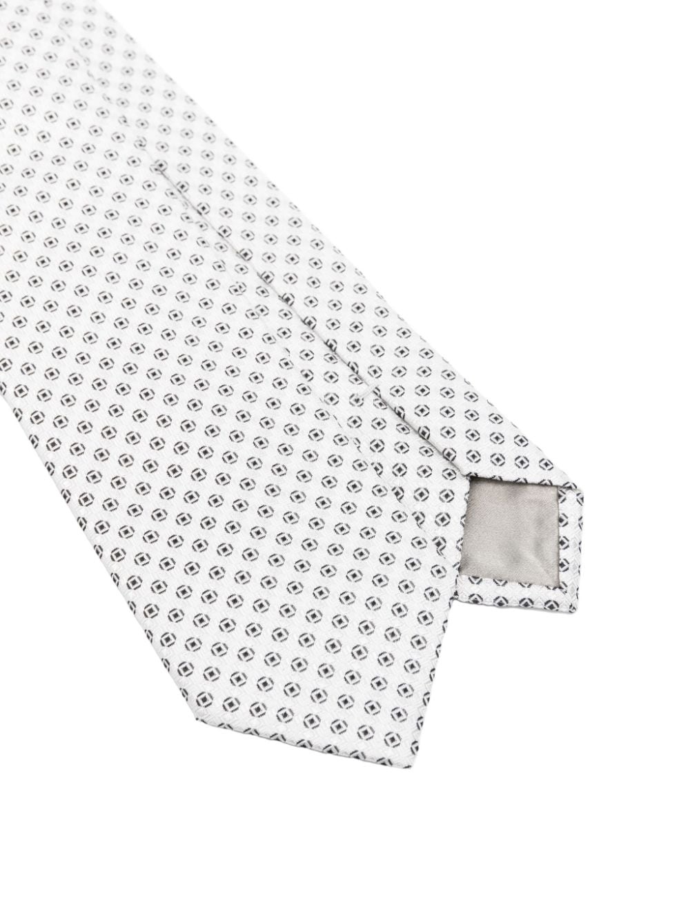 patterned-jacquard tie - 2