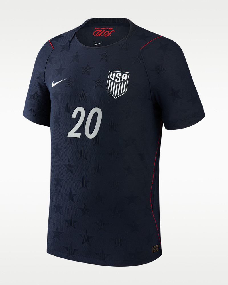 Folarin Balogun USMNT 2026 Match Away Men's Nike Dri-FIT ADV Soccer Jersey 2