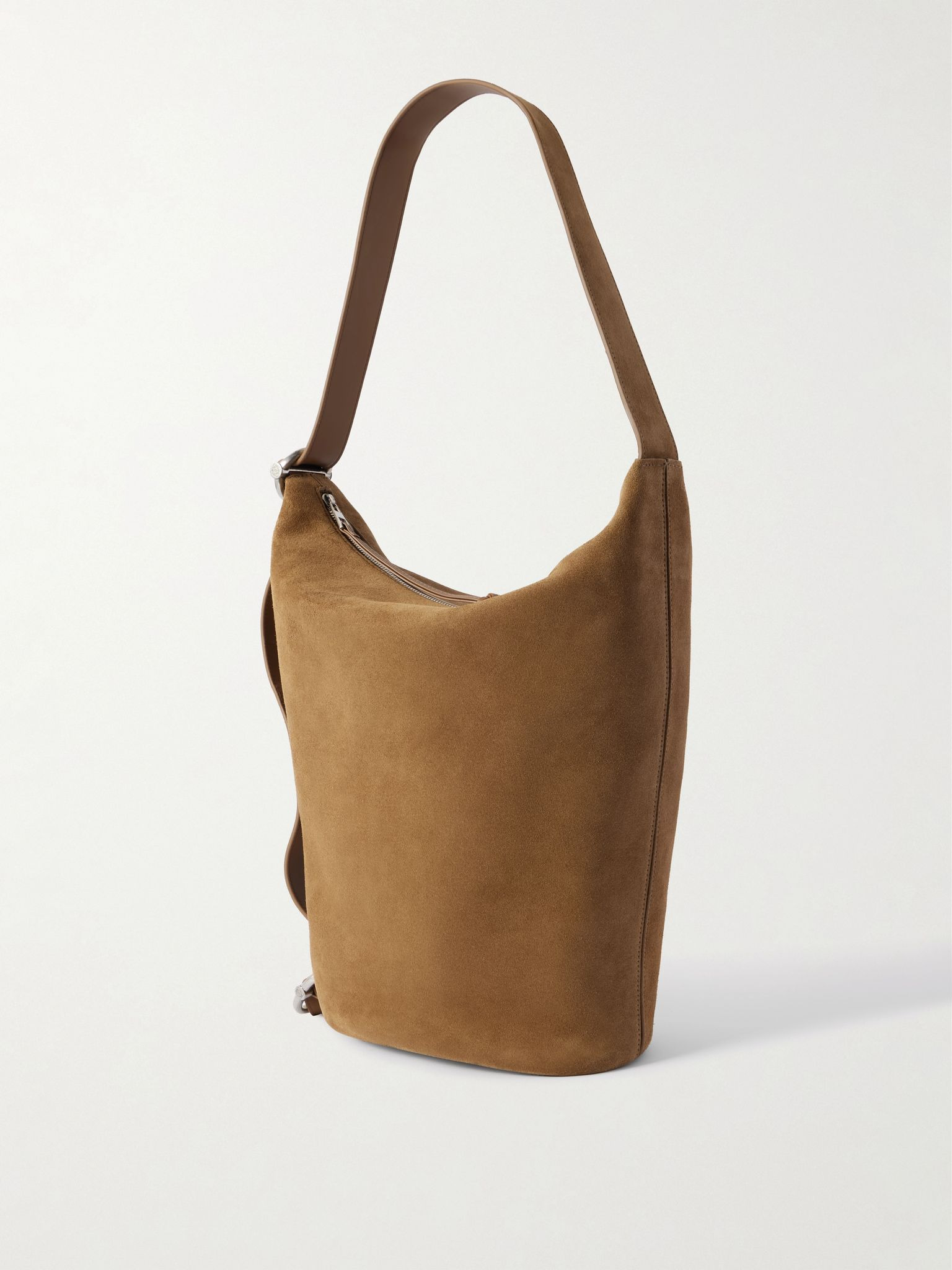 Loop Suede Tote Brown - 3