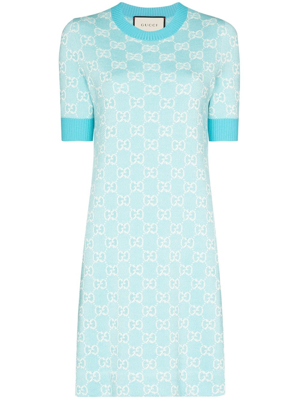 GG Supreme jacquard mini dress - 1