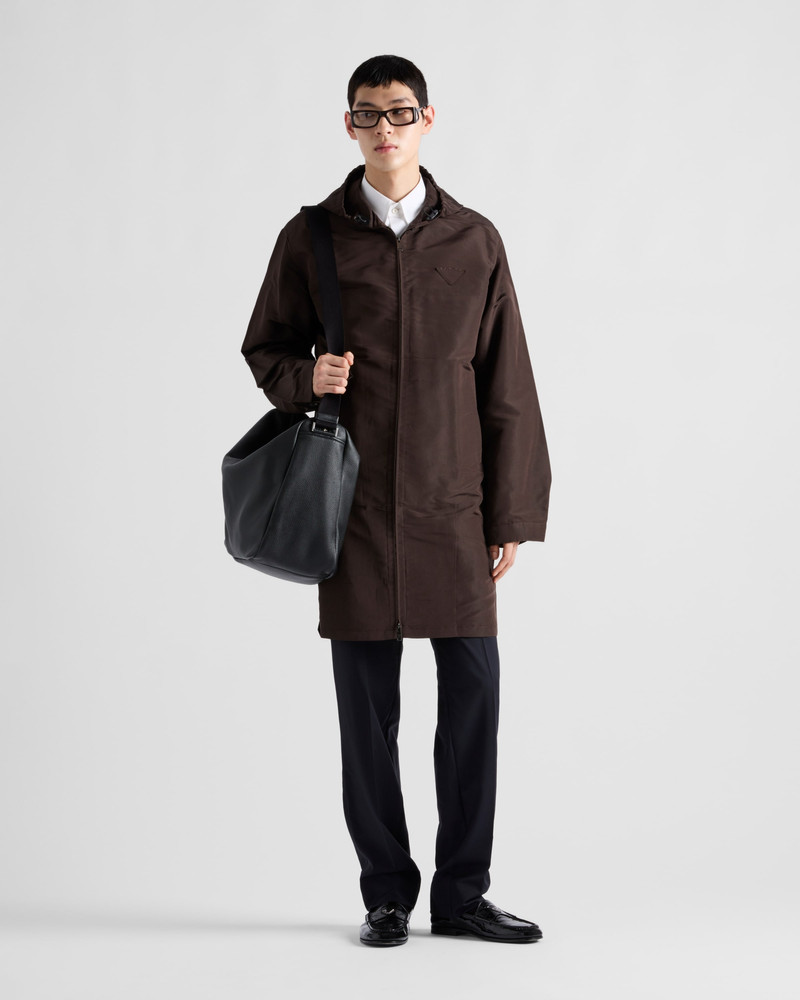 Prada Silk overcoat outlook