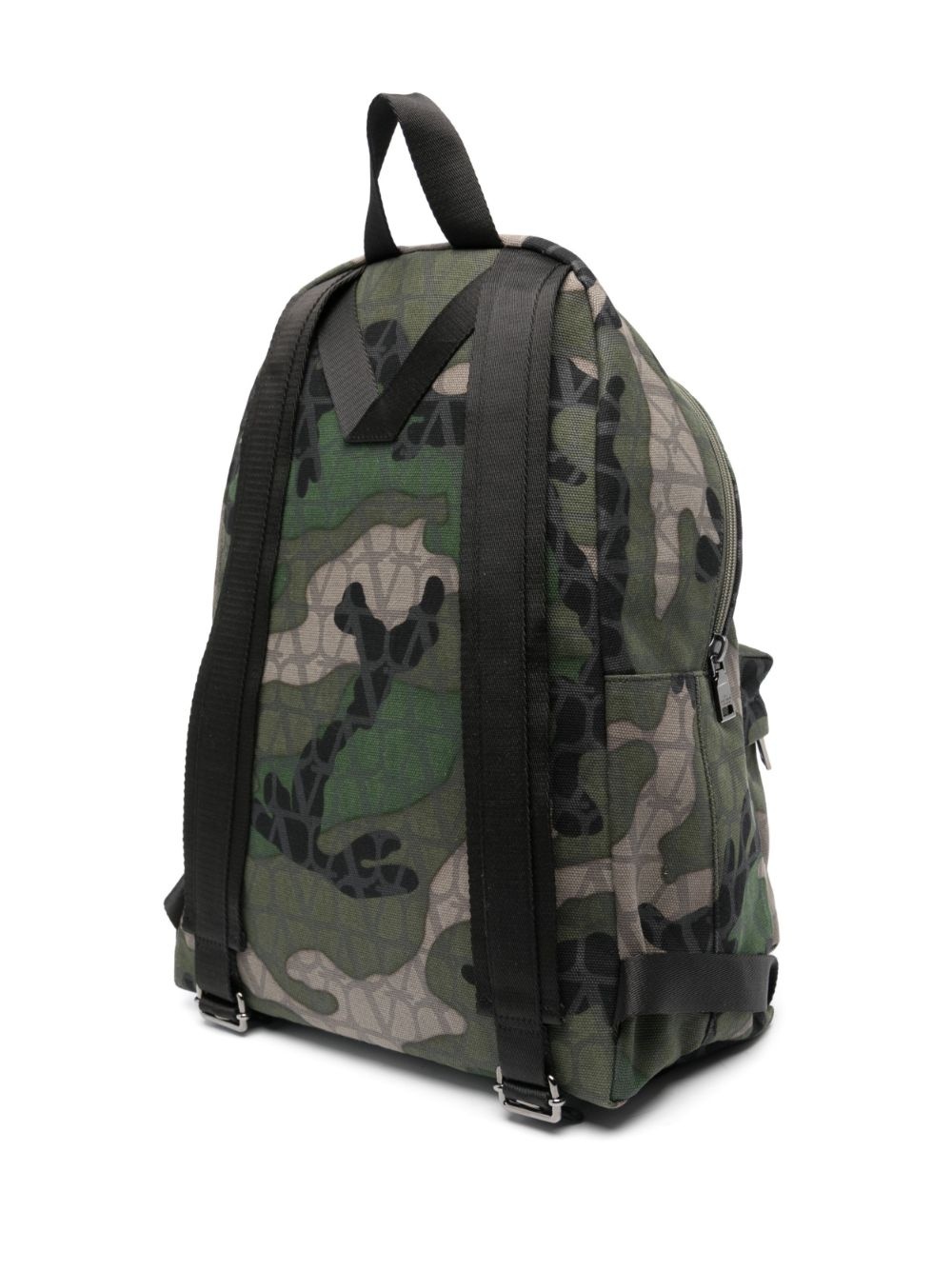 camouflage canvas backpack - 3