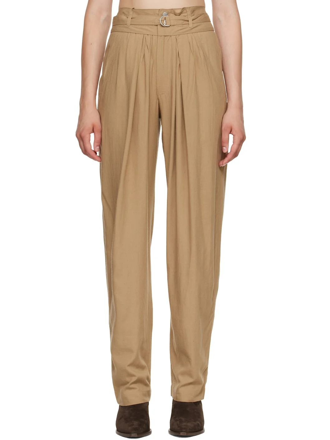 Tan Celia Trousers - 1