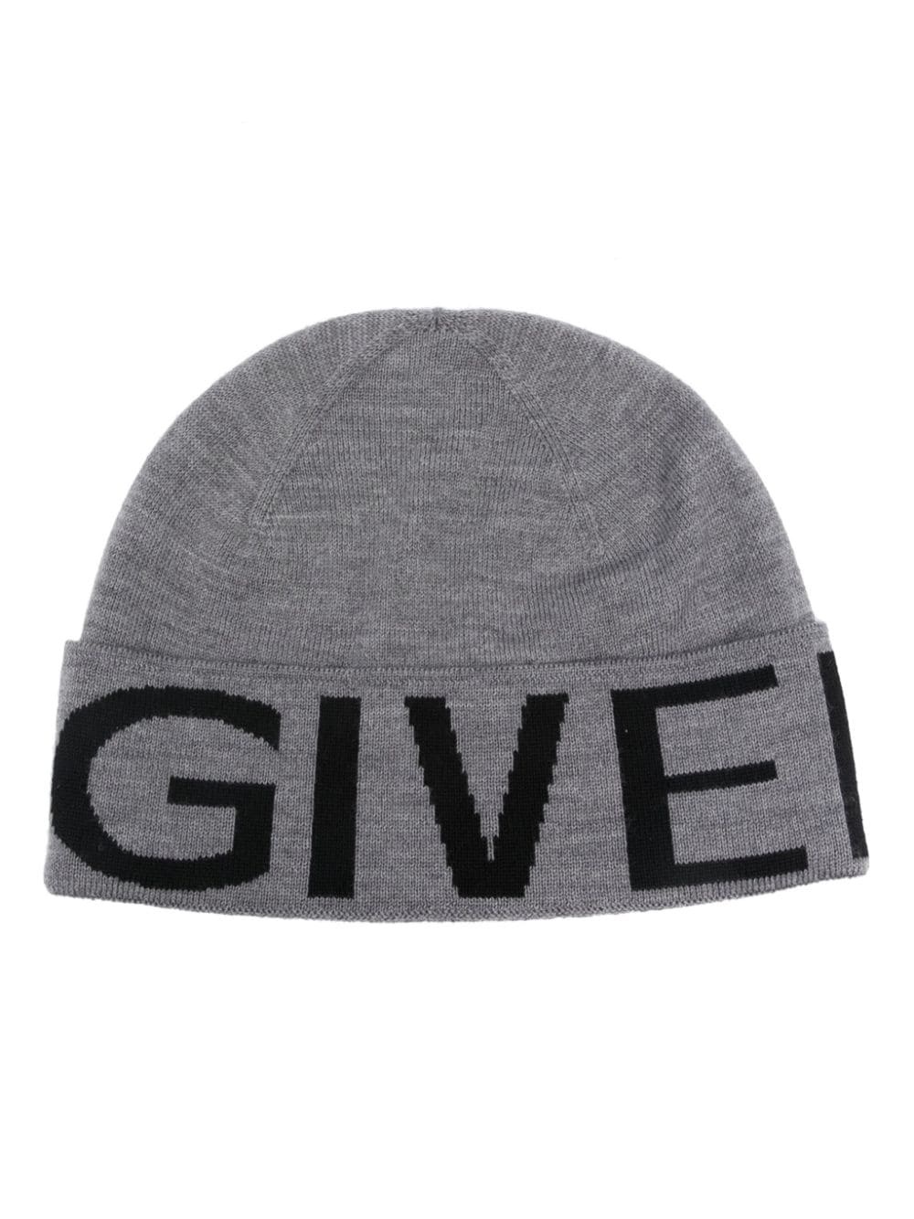 jacquard-logo wool beanie 2