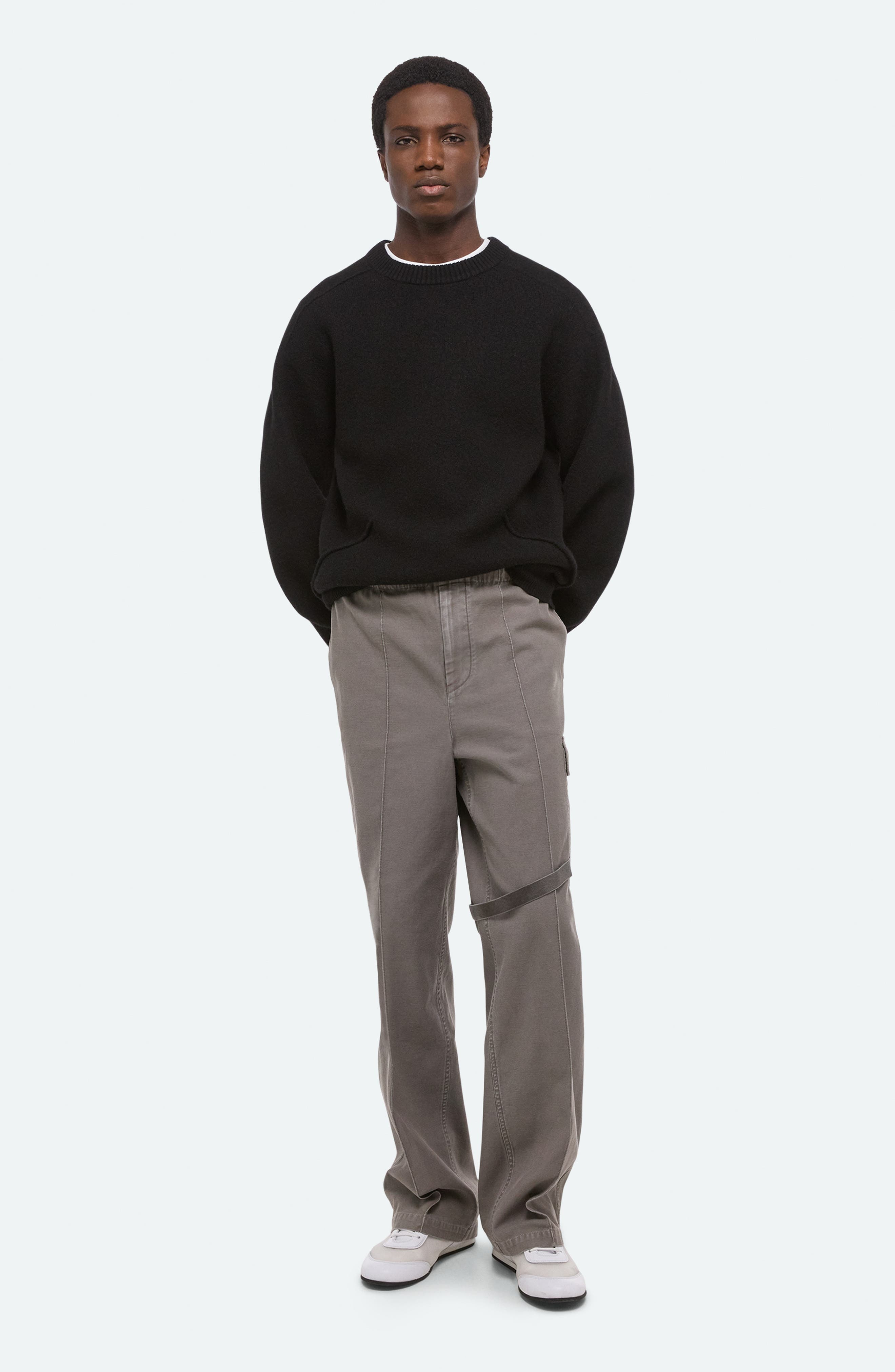 Helmut Lang Relaxed Cargo Pants in Stone at Nordstrom - 8
