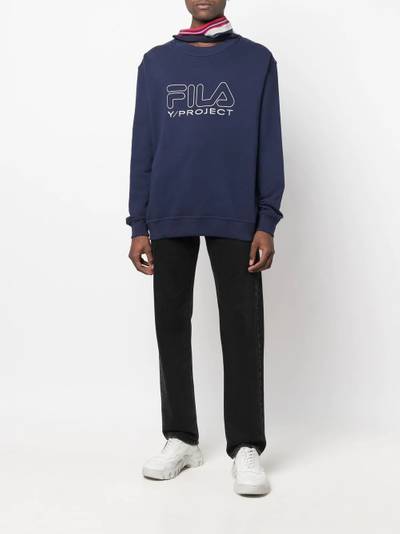 Y/Project x FILA three collar jumper outlook