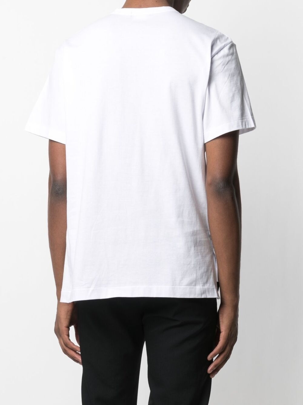 folded graphic-print T-shirt - 4