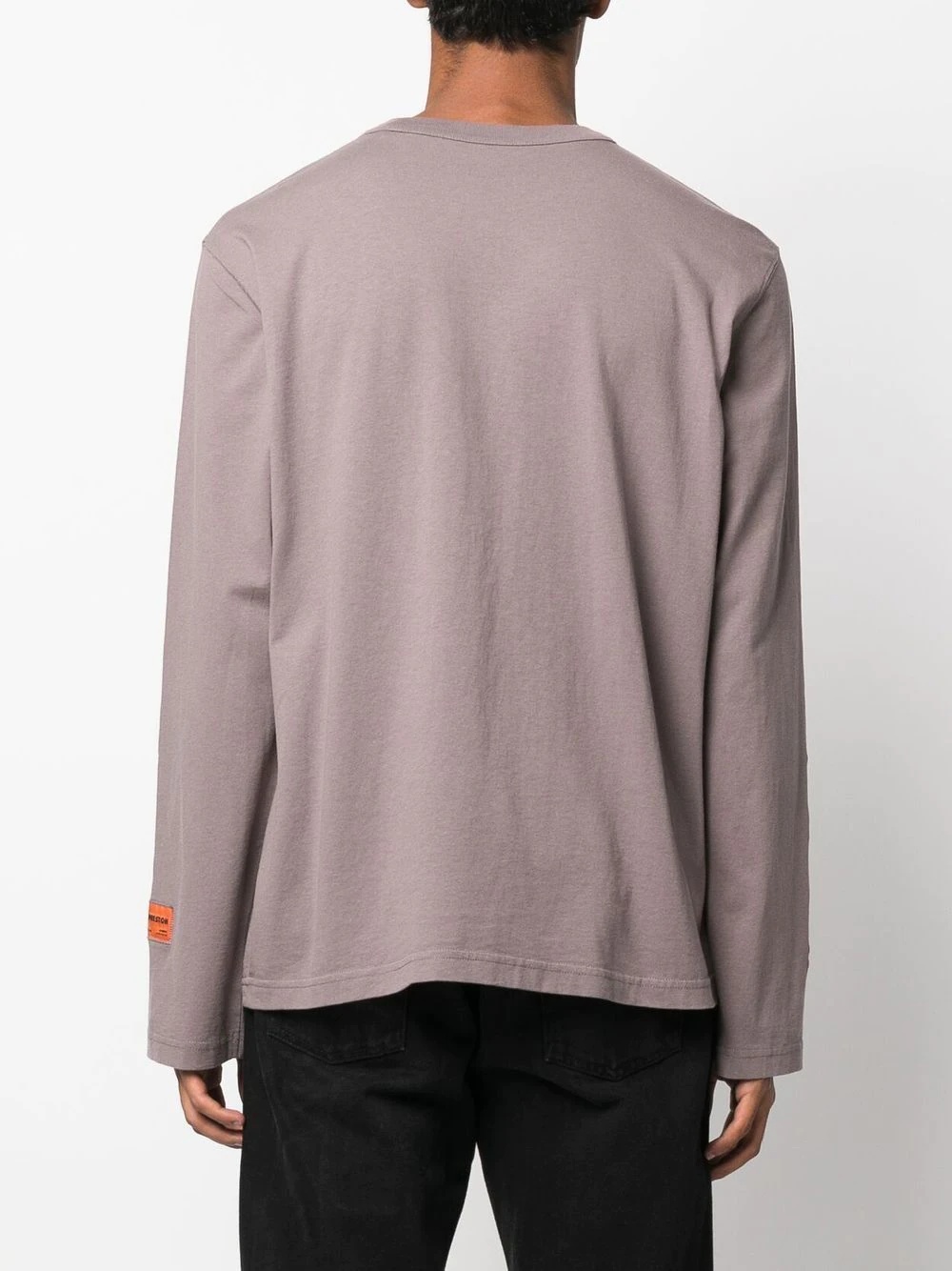 logo print long-sleeve top - 4