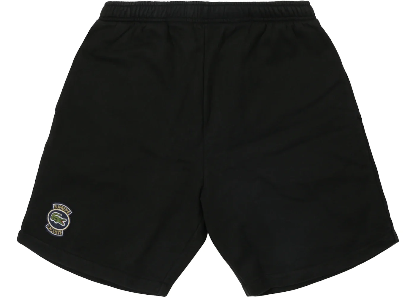 Supreme LACOSTE Sweatshort Black - 1