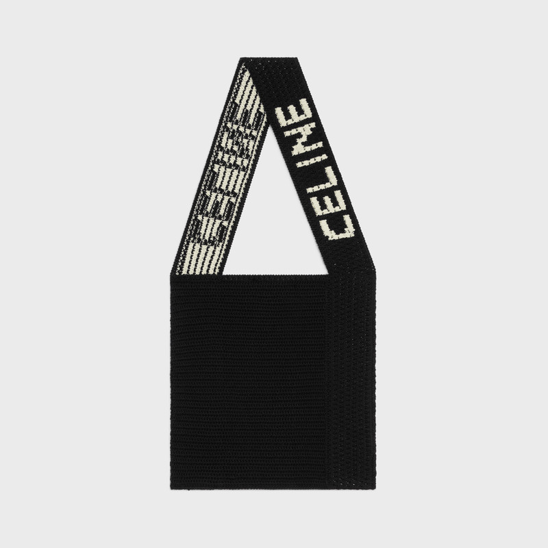 CELINE celine bag in crocheted cotton outlook
