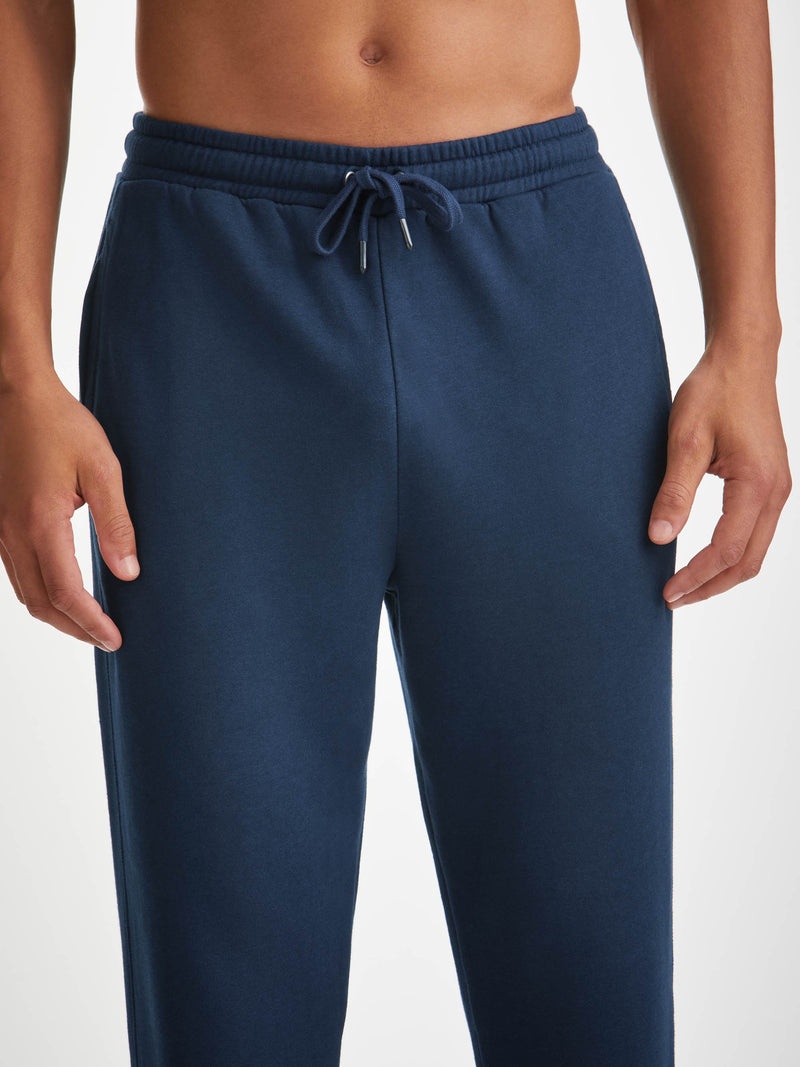 Men's Sweatpants Quinn Cotton Modal Navy - 5