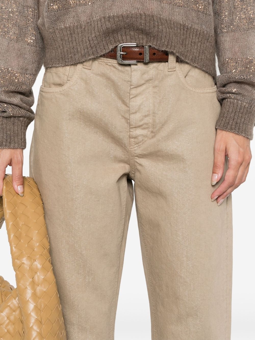 cropped jeans - 5