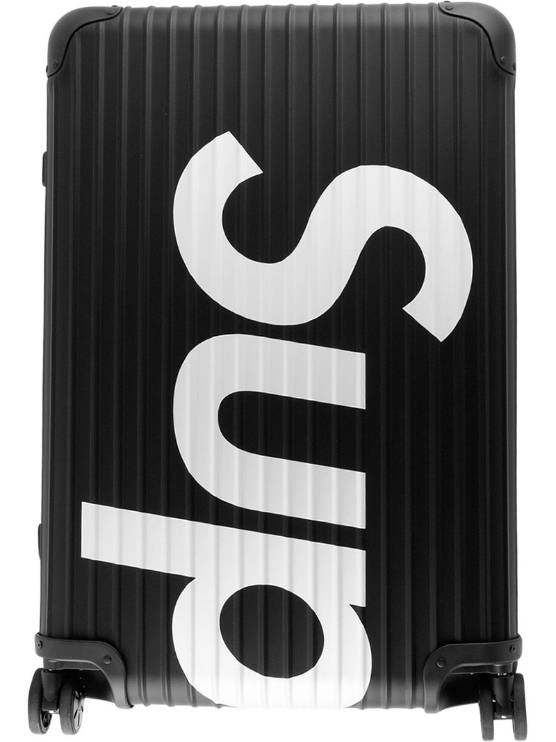 logo print suitcase 1