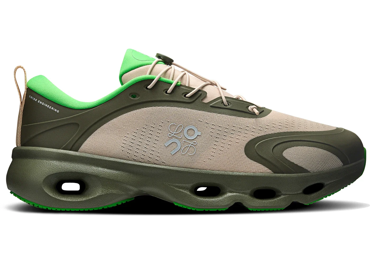 On Running Cloudsolo LOEWE Khaki Green Sand - 1