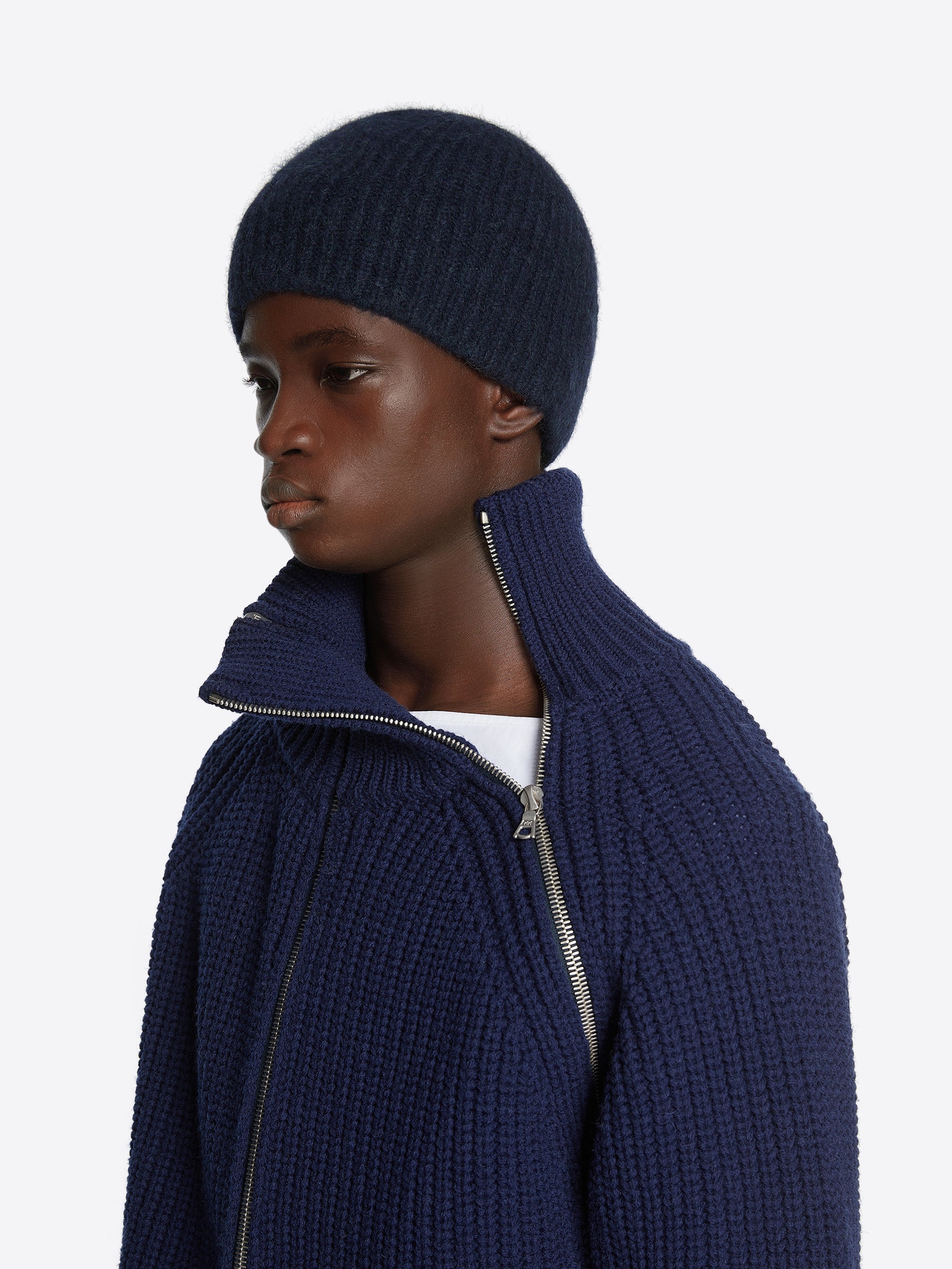 ZIPPED WOOL SWEATER - 6