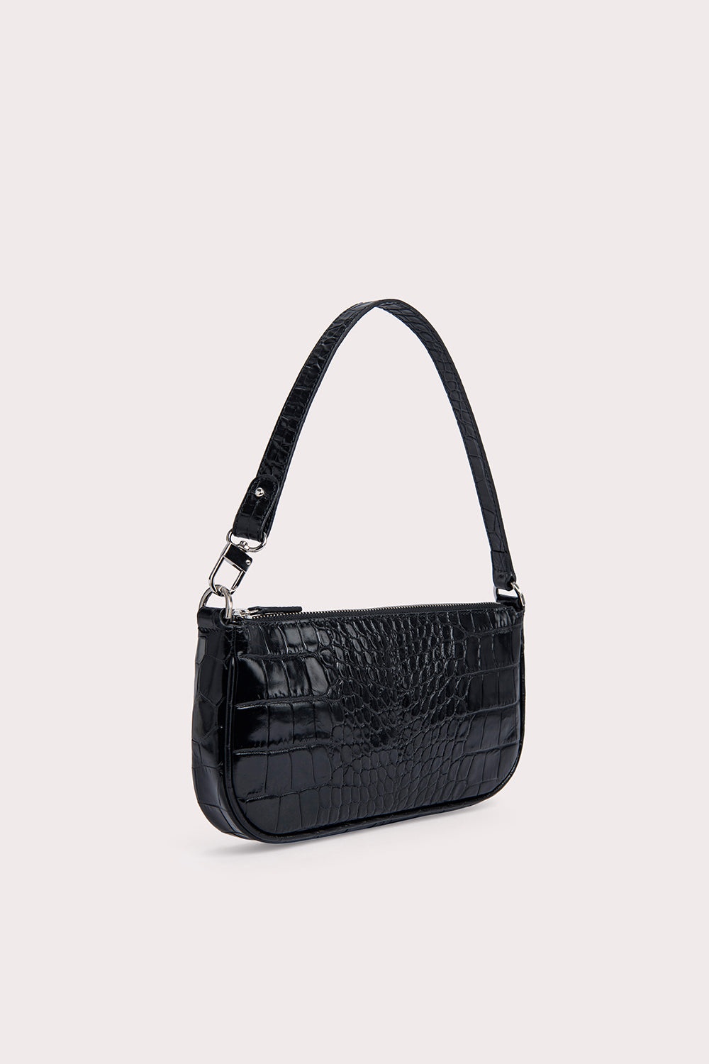RACHEL BLACK CROCO EMBOSSED LEATHER - 2