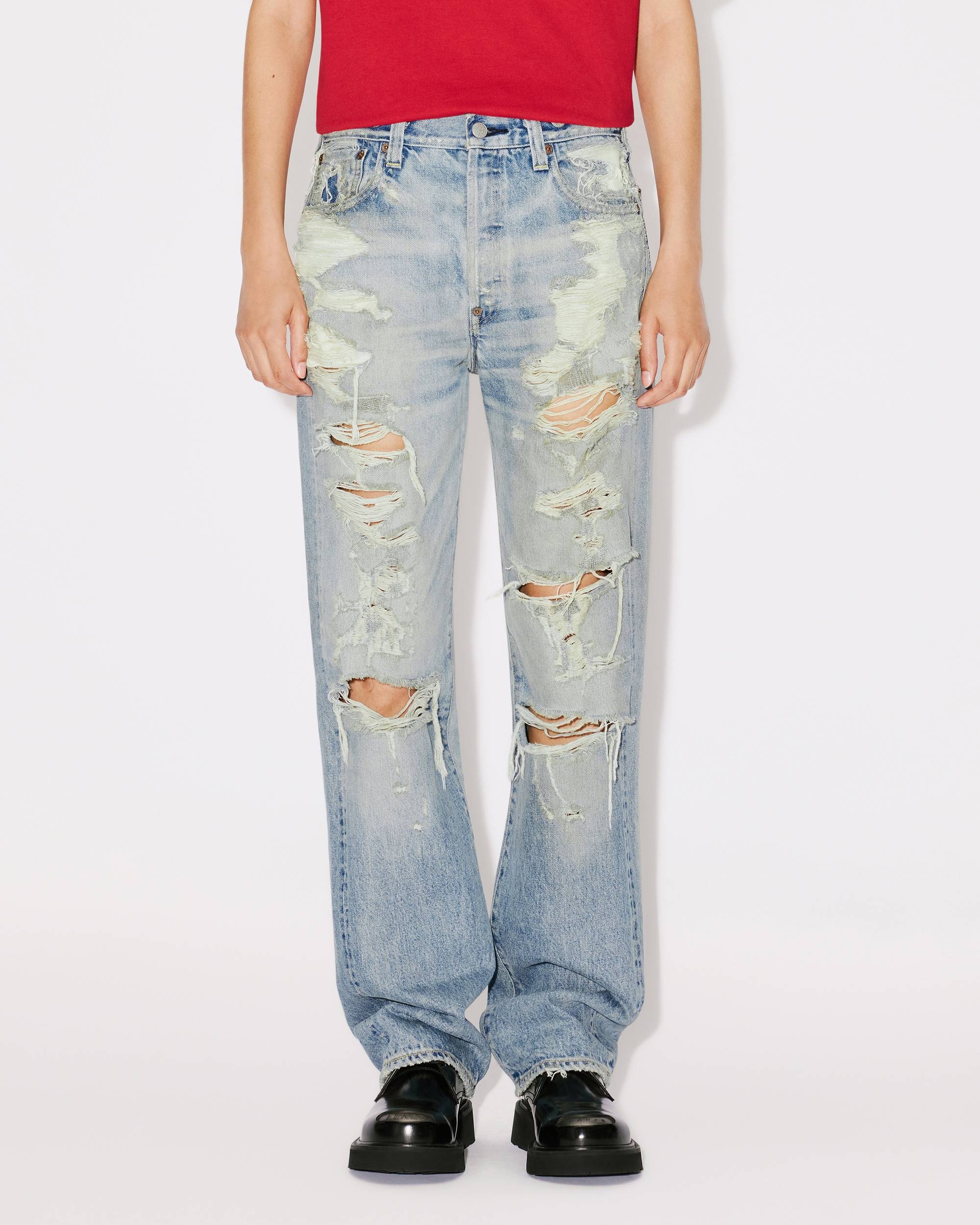 KENZO x LEVI'S distressed jeans - 4