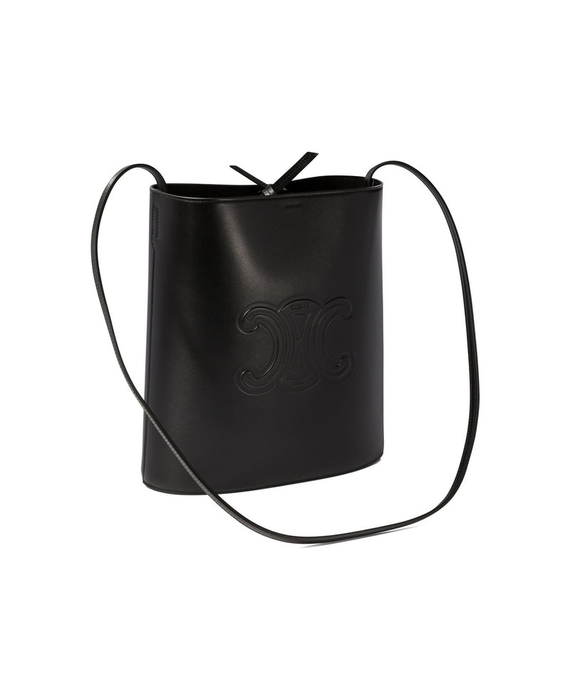 Logo Embossed Small Bucket Bag 3