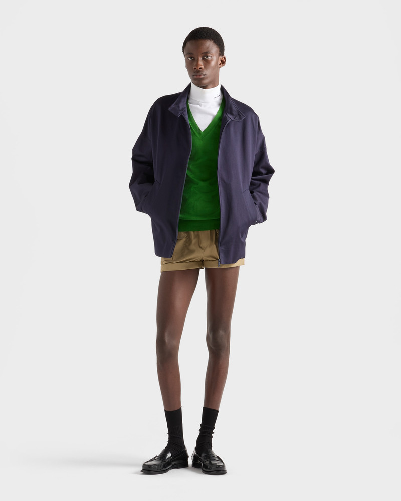 Prada Cotton V-neck sweater outlook