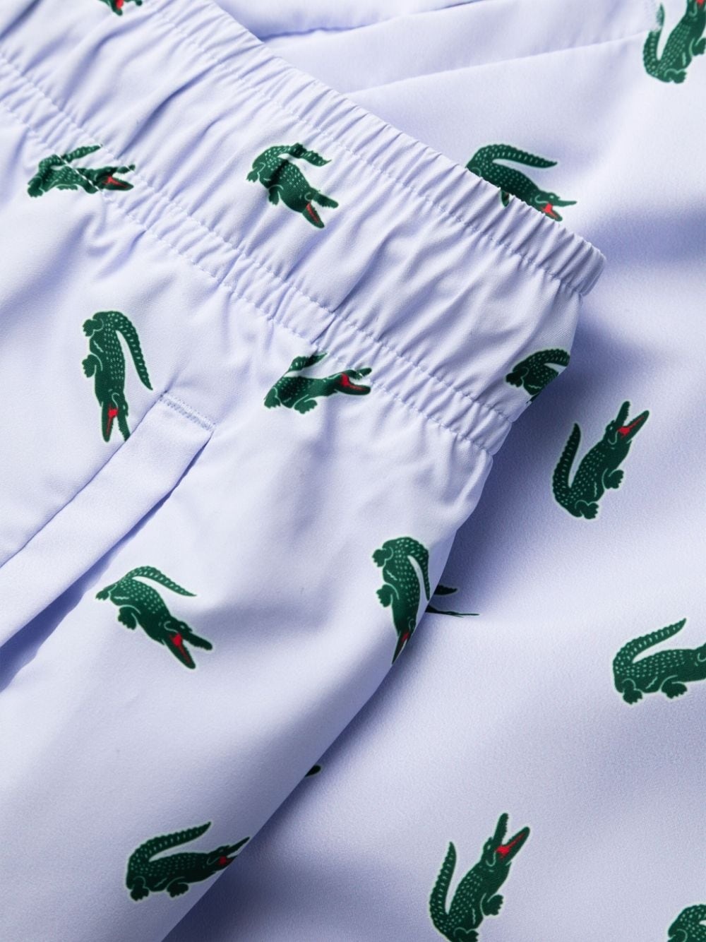 logo-motif swim shorts - 3