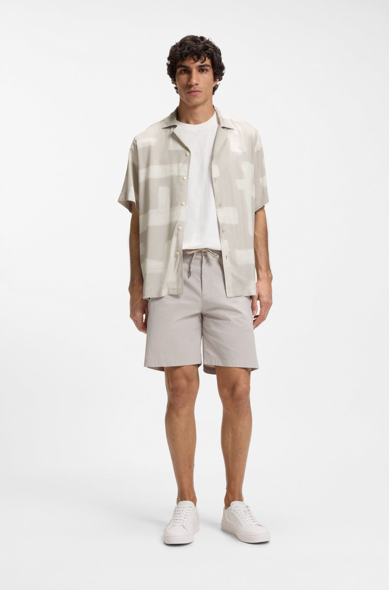 BOSS REGULAR-FIT SHIRT WITH MAXI PRINT outlook