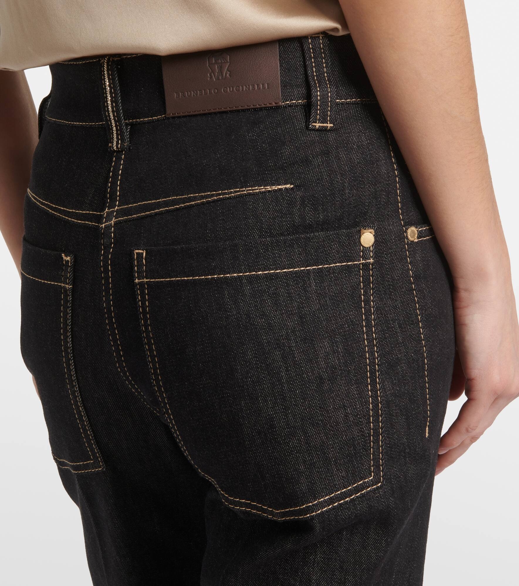 Mid-rise bootleg jeans - 6