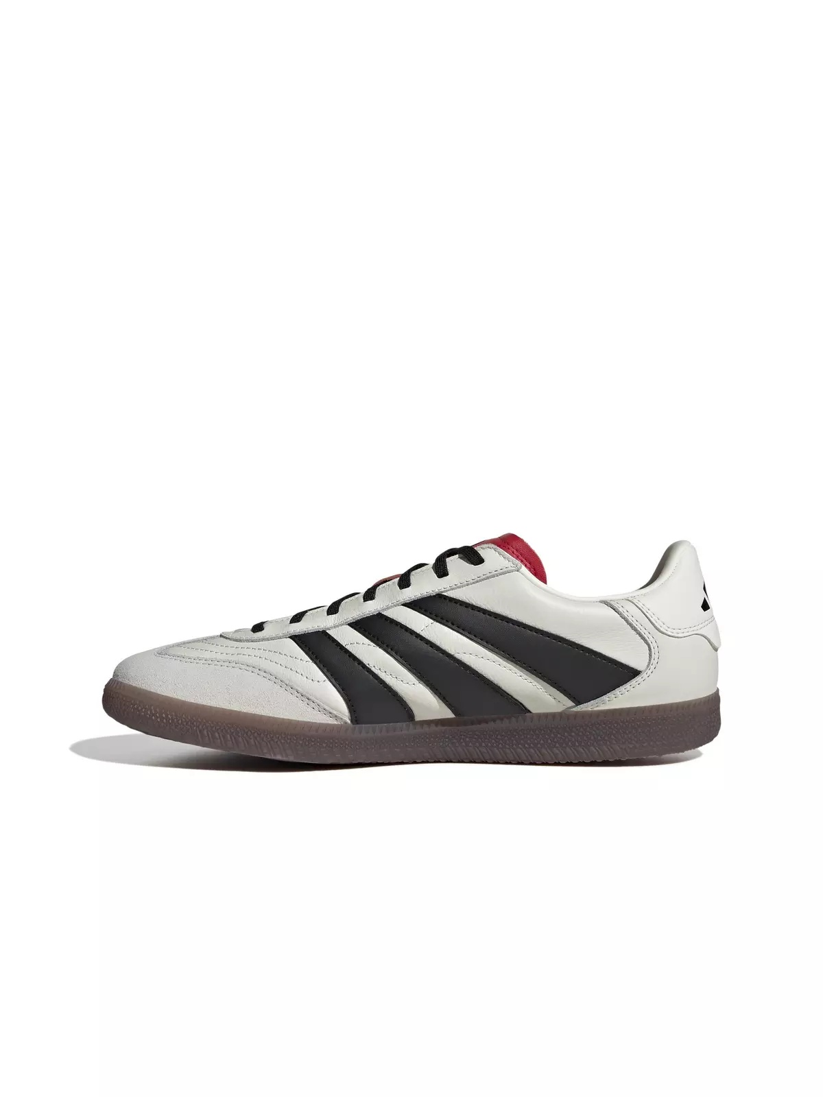 Predator Freestyle Indoor "Off White/Core Black/Pure Ruby" Unisex Soccer Shoe - 2