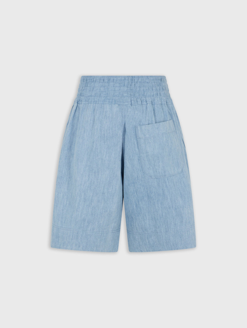 LIGHT BLUE BERMUDA SHORTS IN DENIM 7