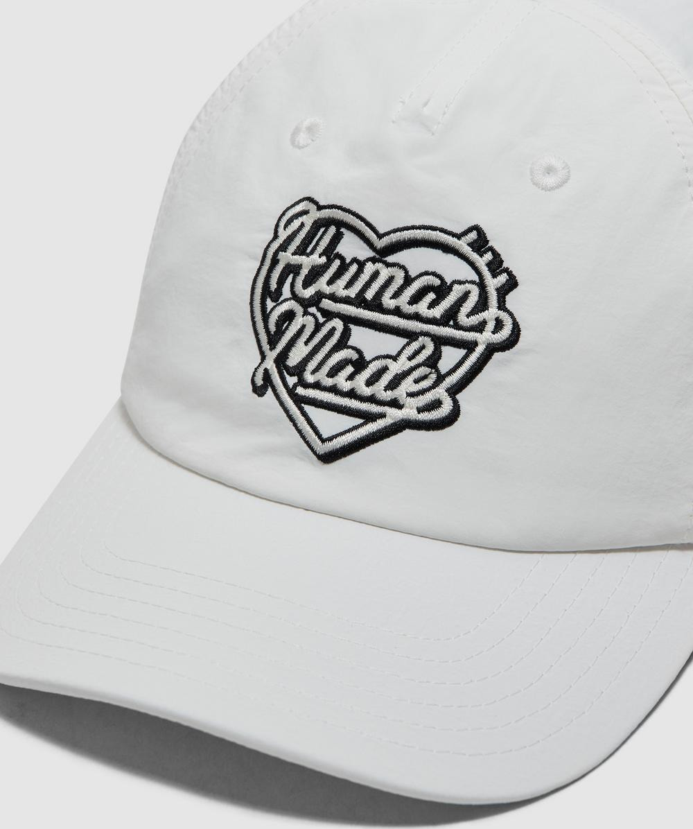 6 panel heart nylon cap - 3